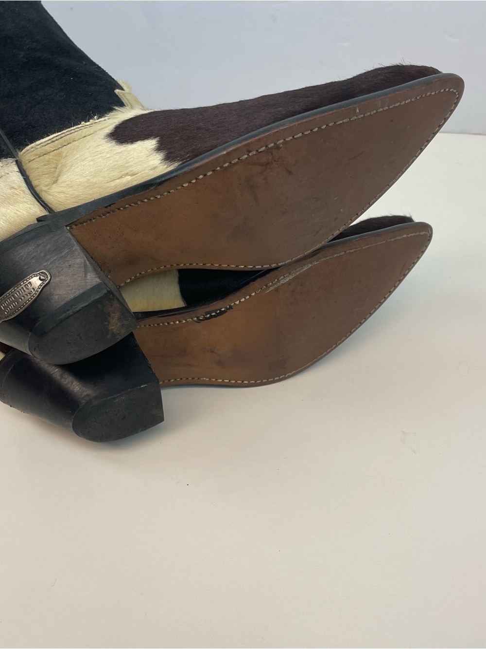 Code West Cow Fur Hair Cowboy Boots Women’s size 8.5  USA - Picture 8 of 9